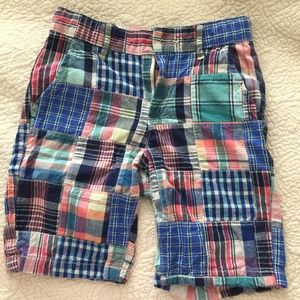 Boys Plaid Shorts Size 7